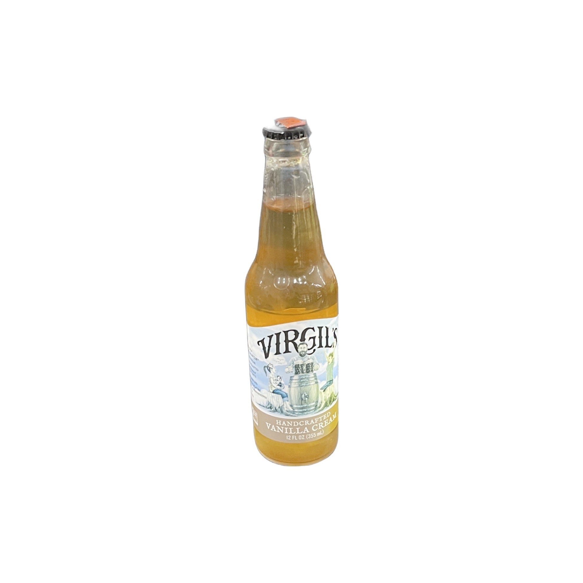 Virgil's Handcrafted Vanilla Cream Soda, 12 Fl oz. (355ml) ONH Ridgewood LLC
